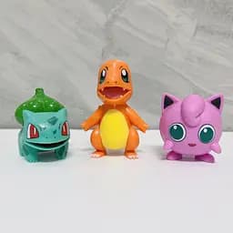 Ігровий набір фігурок кемони Pokemon: Пікачу, Бульбазавр, Псайдак, Сквіртл, Чермандер, Джигліпаф, 6 шт - мініатюра 2
