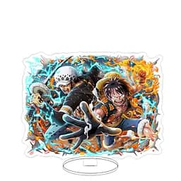 Акриловая фигурка Ван Пис Луффи и Трафальгар One Piece Luffy and Trafalgar 10 см