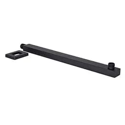 Кронштейн для верхнього душу Qtap Trubice 400 мм прямокутний QTTRU120BLM45929 Black matt Чорний матовий - мініатюра 4