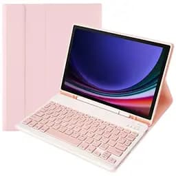 Чохол-книжка BeCover з бездротовою клавіатурою для Samsung Galaxy Tab A9 SM-X115 8.7" Pink (712359)