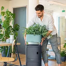 Вазон Lechuza Pila Planter Color 35х35х16.5см блакитний (15942) - мініатюра 8