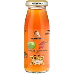 Сок Малятко Яблоко-шиповник, 175 мл