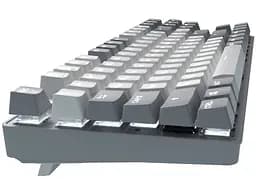 Клавиатура игровая механическая GamePro MK-110-G USB Hot-Swap Outemu Red Switch Gray-White - мініатюра 4