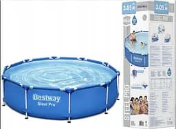 Каркасний круглий басейн Bestway Steel Pro 305×76 см, об’єм 4678 л, без фільтра
