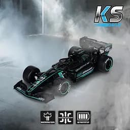 Автомобіль на радіокеруванні KS Drive Spray Car Racing чорний (SL-6064RH) - мініатюра 14