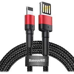 Кабель Baseus Cafule Lightning to USB 1 m Red/Grey (CALKLF-G91) [92829]
