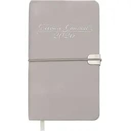 Щотижневик датований Buromax Velour 2026 85 x 153 мм штучна шкіра світло-сірий (BM.2891-20)