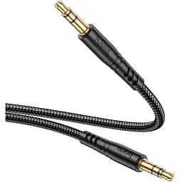 Кабель Hoco UPA24 Smooth AUX audio cable 3.5 мм - 3.5 мм 1 м черный