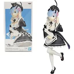 Фигурка Banpresto Rеm Re Zero Рем Жизнь в альтернативном мире с нуля с котами 22.0 см WST anime RZ 22.114