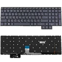 Клавіатура для ноутбука ASUS (W730 series) rus, black, без кадру (оригінал)