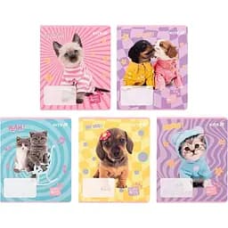 Набор тетрадей Kite Studio Pets 12 листов в клетку 25 шт. (SP25-232)