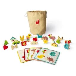 Настільна гра Janod Лото Вивчаємо форми (J05318)