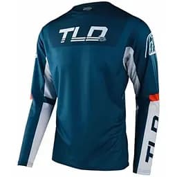Велоджерси Troy Lee Designs Sprint Jersey Fractura Blue/Orange M (1106-323331023)