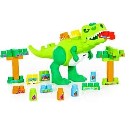 Игрушка Molto Дино с блоками 30 шт. (8410963174809)