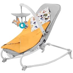 Шезлонг-качалка Kinderkraft Felio 2 Forest Yellow (5902533921102)