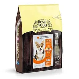 Сухий корм для дорослих собак Індейка і лосось DOG ADULT MEDIUM Здорова шкіра і блиск шерсті 1.6 кг