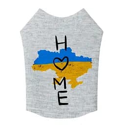 Футболка для собак WAUDOG Clothes з малюнком «Дім», S30, обхват грудей 54–60 см, обхват грудей 33–38 см - мініатюра 2