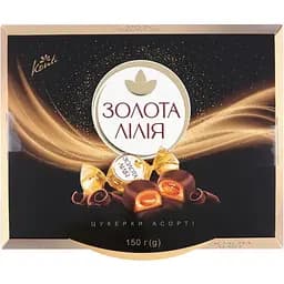 Цукерки Konti Золота Лілія асорті 150 г