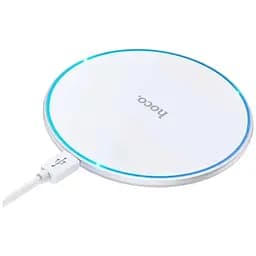 Беспроводное зарядное устройство Hoco Easy Wireless Charger CW6 Pro White [103862]