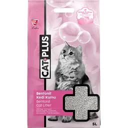 Наповнювач бентонітовий Cat Plus з ароматом дитячої пудри 5 л