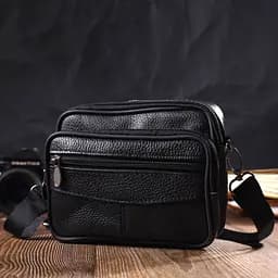 Чоловіча шкіряна сумка Vintage 16х12,5х4 см sum0022669 - мініатюра 7