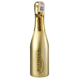 Вино ігристе Bottega Gold Prosecco Brut, 11%, 0,2 л (630968)