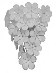 Бра Brille BL-072W/3 настенное накладное флористика