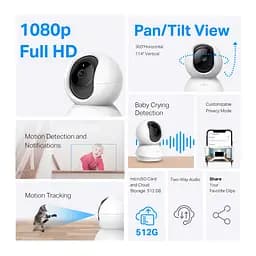 IP-Камера Tapo C200C FHD N300 microSD motion detection, 9x zoom TP-Link teh0015945 - мініатюра 7