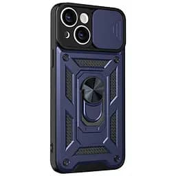 Чохол Ummi Camshield Serge Ring для Apple iPhone 14 (6.1) Синій / Navy