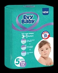 Подгузники Evy Baby 5 (11-25 кг), 17 шт.
