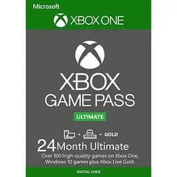 Комплект Xbox Game Pass Ultimate - 24 місяці: Game Pass Console + PC + Core + EA Play (Xbox One/Series + Windows 10/11) для всіх регіонів та країн