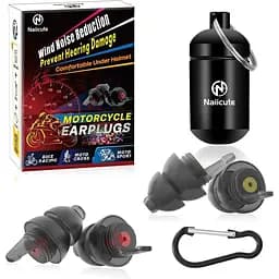 Затички для вух для мотоциклів Приглушення шуму вітру 2 пари, запобігають пошкодженню слуху Затички для вух для мотоциклів