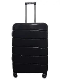 Валіза середня M+ з поліпропілену Milano bag 0305 84л Чорна