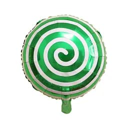 Шар воздушный фольгированный (45 см) Леденец, зеленый