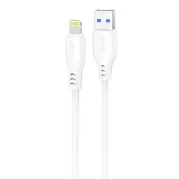 Кабель Proove Simple Silicone USB to Lightning 2.4A (1m) white