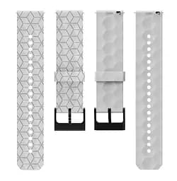 Ремінець Primolux Dimond силіконовий для годинника Xiaomi Watch 5 / Redmi Watch 5 Active / 5 Lite - White - мініатюра 4