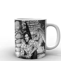 Кухоль GeekLand Supernatural Дін та Сем у чорно білому SN.02.022.612 330 мл білий