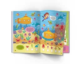 Книга Кристал Бук Школа сучасного чомусика Весела математика 130 розвиваючих наліпок (F00029945) - мініатюра 4