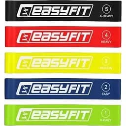 Гумки для фітнесу EasyFit набір 5 шт. (EF-1813)