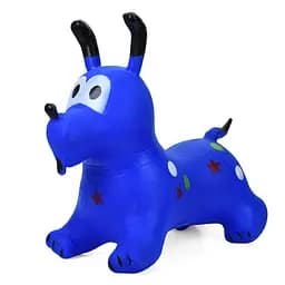 Дитяча іграшка-стрибун "Собачка" Bambi MS 4161(Blue) гума, до 20 кг