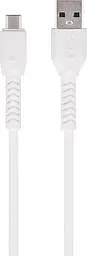 Кабель Maxlife MXUC-04 cable USB - USB-C 1.0m 3A White
