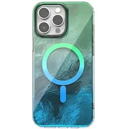Чохол Epik TPU Shiny Mountain MagFit для Apple iPhone 13 Pro Max 6.7 Green/Blue