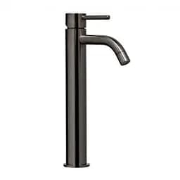 Змішувач для раковини високий Paffoni Light без донного клапана black nickel brushed LIG081NKNSP, Никель