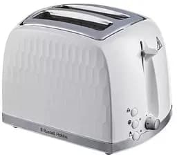 Тостер Honeycomb 850Вт, широкі слоти, пластик, білий Russell Hobbs kuh0014915