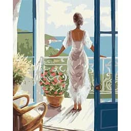 Картина за номерами Ideyka Світанок на морі 40x50 см (KHO8339)