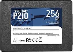 SSD-накопитель 256 ГБ Patriot P210 2.5 SATAIII TLC (P210S256G25)