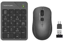 Комплект (клавиатура и мышь) A4tech FG1600C Air2 Grey