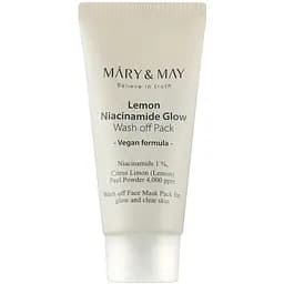 Маска для обличчя Mary&May Lemon Niacinamide Glow Wash off Pack глиняна 30 г 