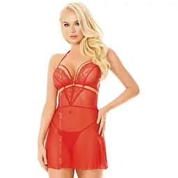 Комплект белья Softline Collection Melania S/M красный