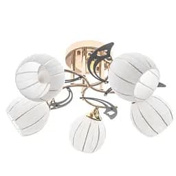 Люстра стельова Brille в зал E27 60W G (LK-620C/5)